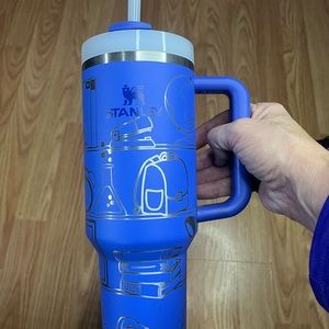 Engraved 40 Oz Stanley Iris with teacher theme